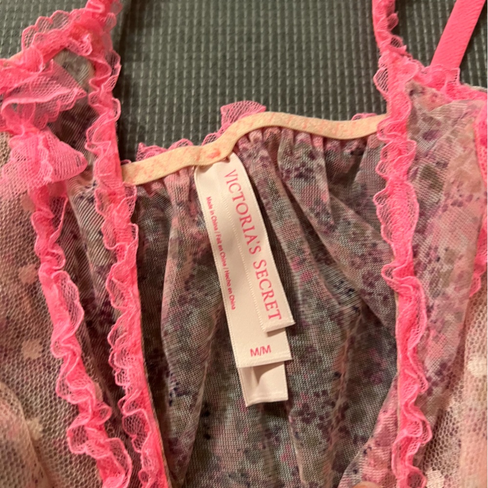 Victoria’s Secret floral chemise two piece set - Picture 4 of 5